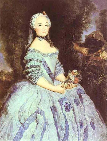 antoine pesne Portrait of the Actress Babette Cochois (c.1725-1780), later Marquise Argens Sweden oil painting art